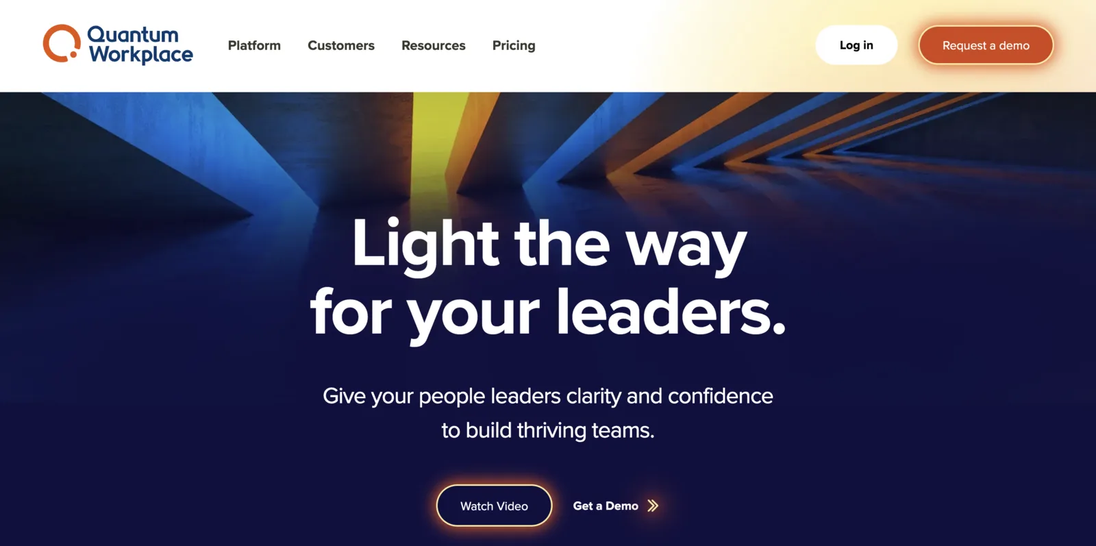 Quantum Workplace engagement survey results with benchmark comparison view