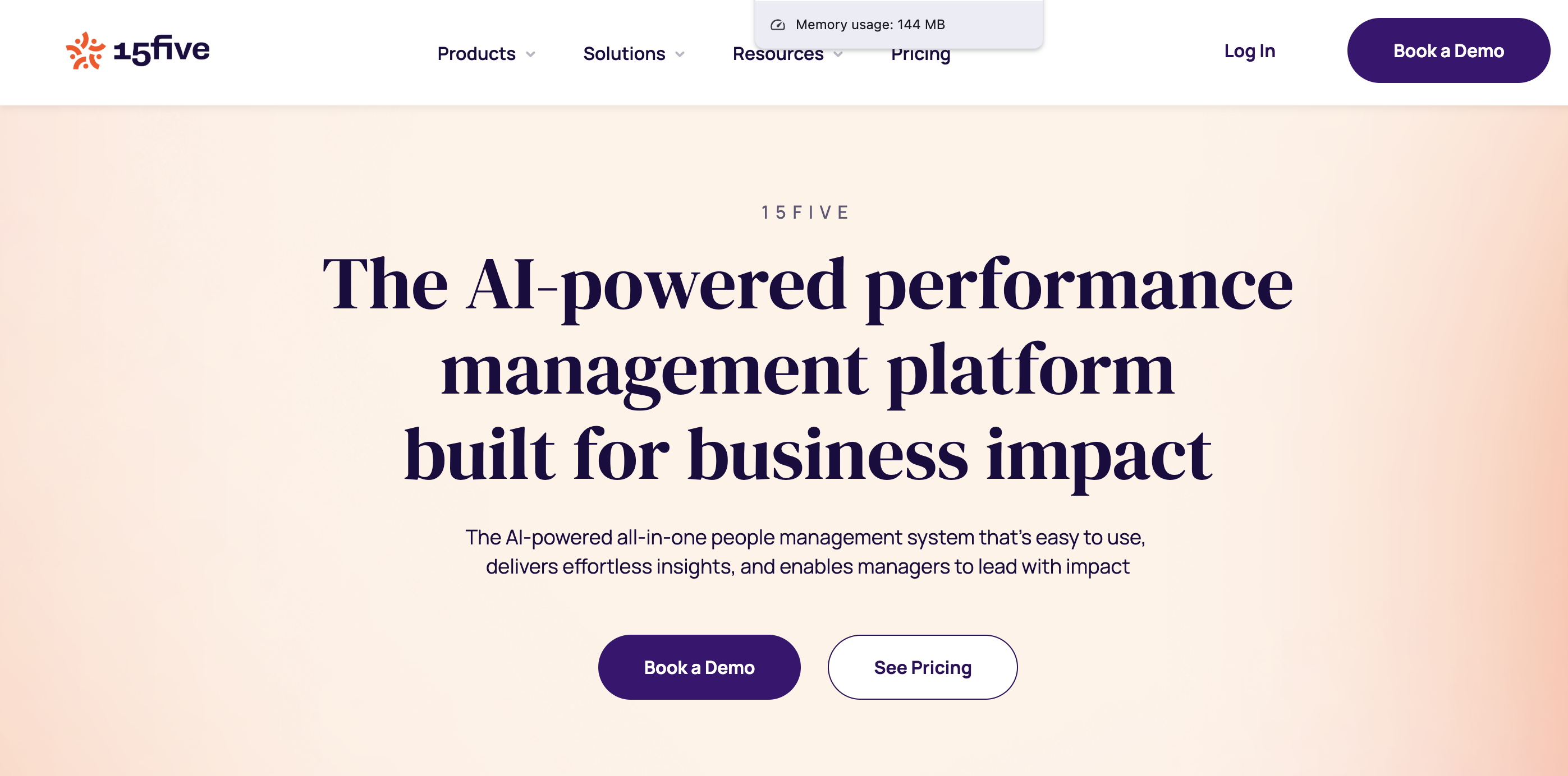 15Five platform screenshot