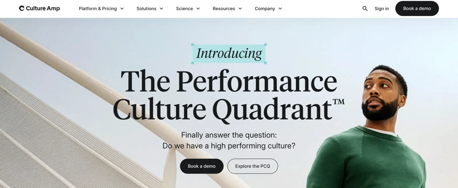 Culture Amp platform screenshot