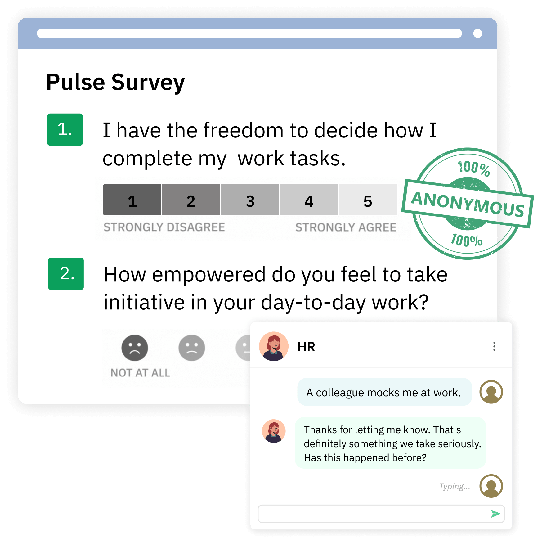 Enterprise security and compliance controls for surveys