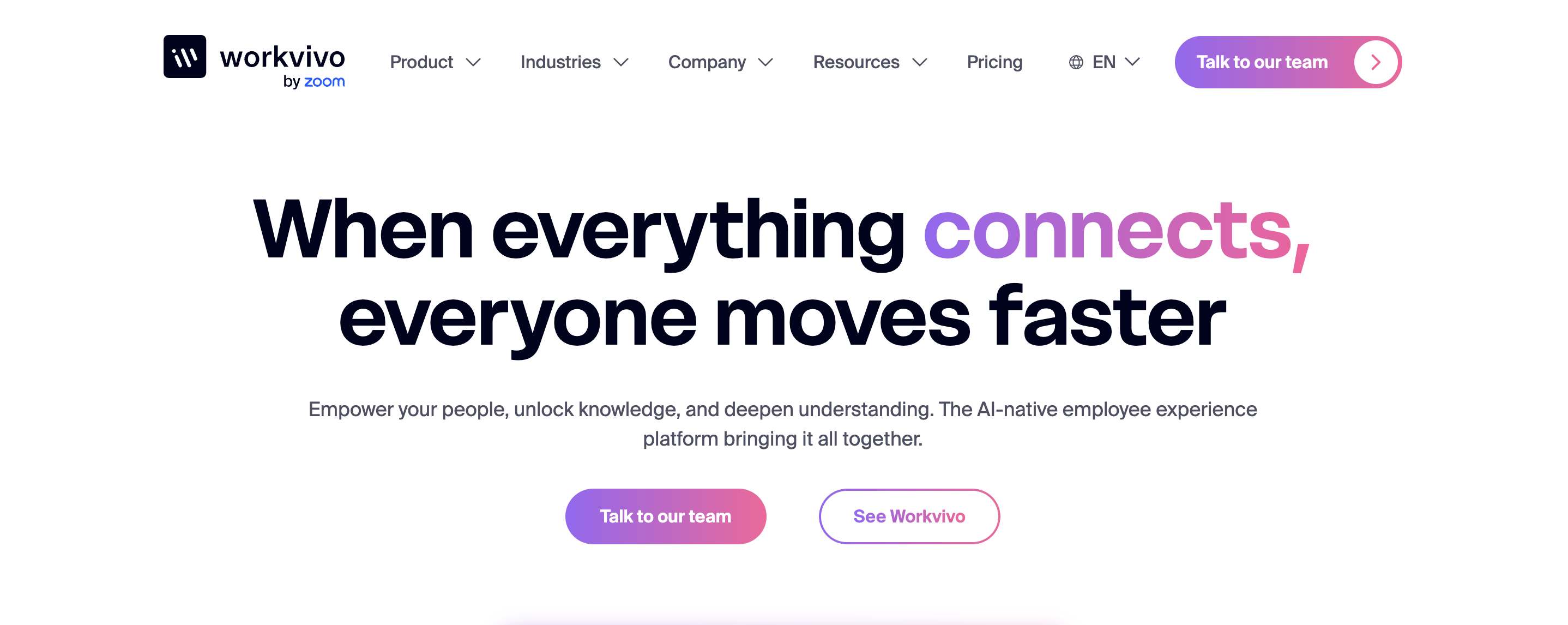 Workvivo platform - social-first employee engagement