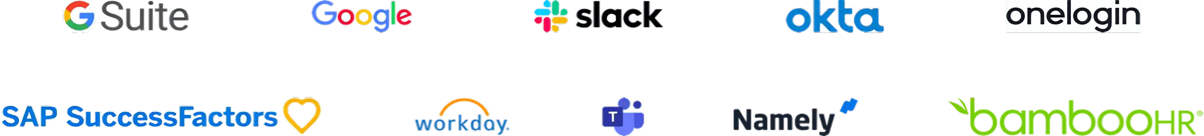 Software intergrations supported with CultureMonkey's employee engagement platform