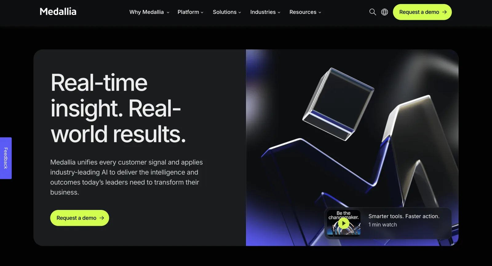 Medallia - experience management and survey analytics platform